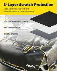 Joiify EPE foam close-up showing thick cushioning to absorb impacts