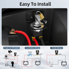 Joinfworld installed in a truck battery bay showing reliable heavy-duty application