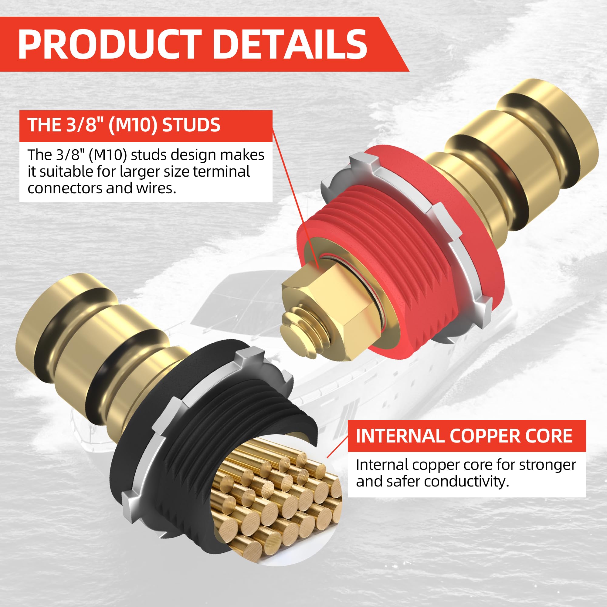 Joinfworld protective cap covering stud, prevents accidental shorts and keeps contact clean