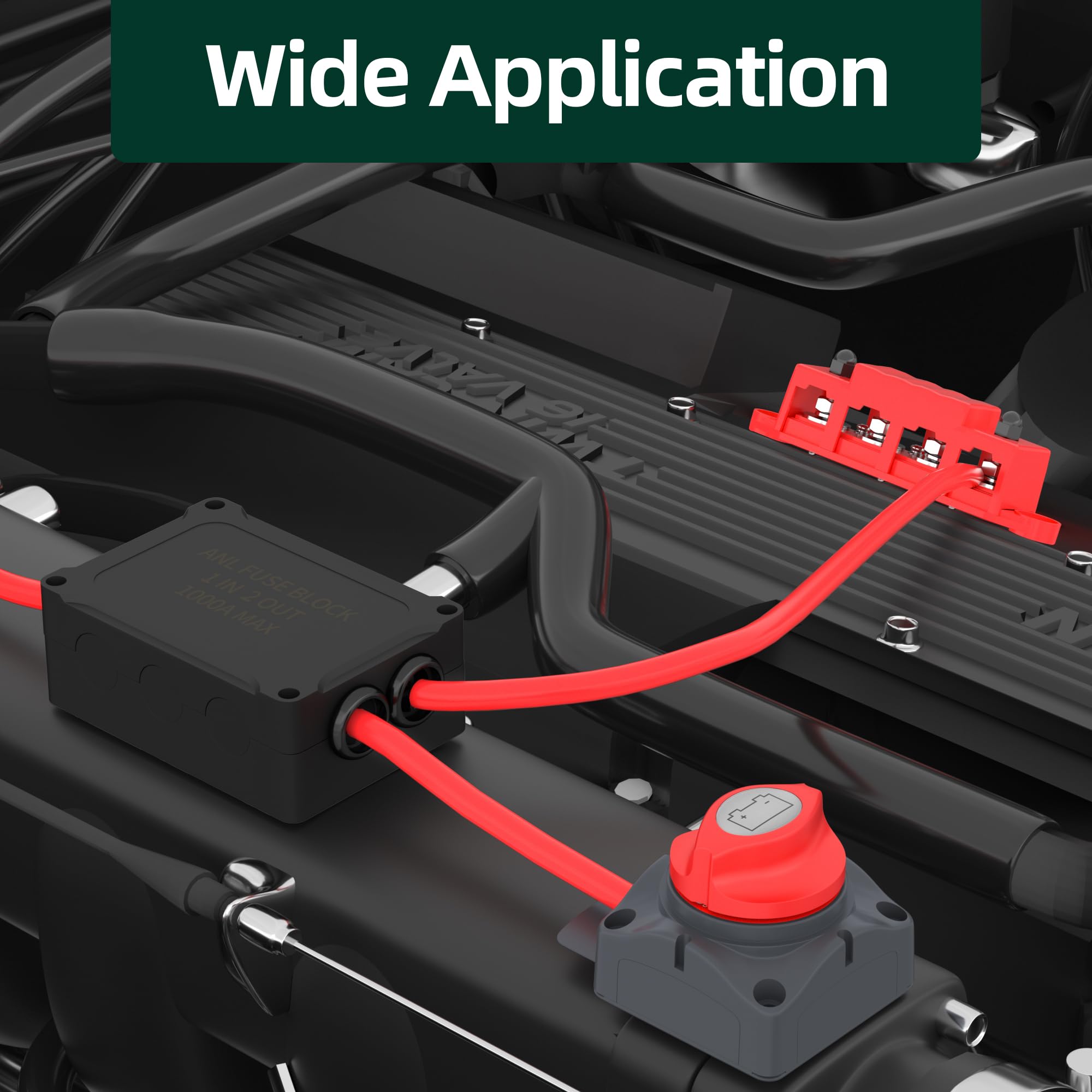 Joinfworld fuse holder next to ruler showing compact footprint for space-conscious installs