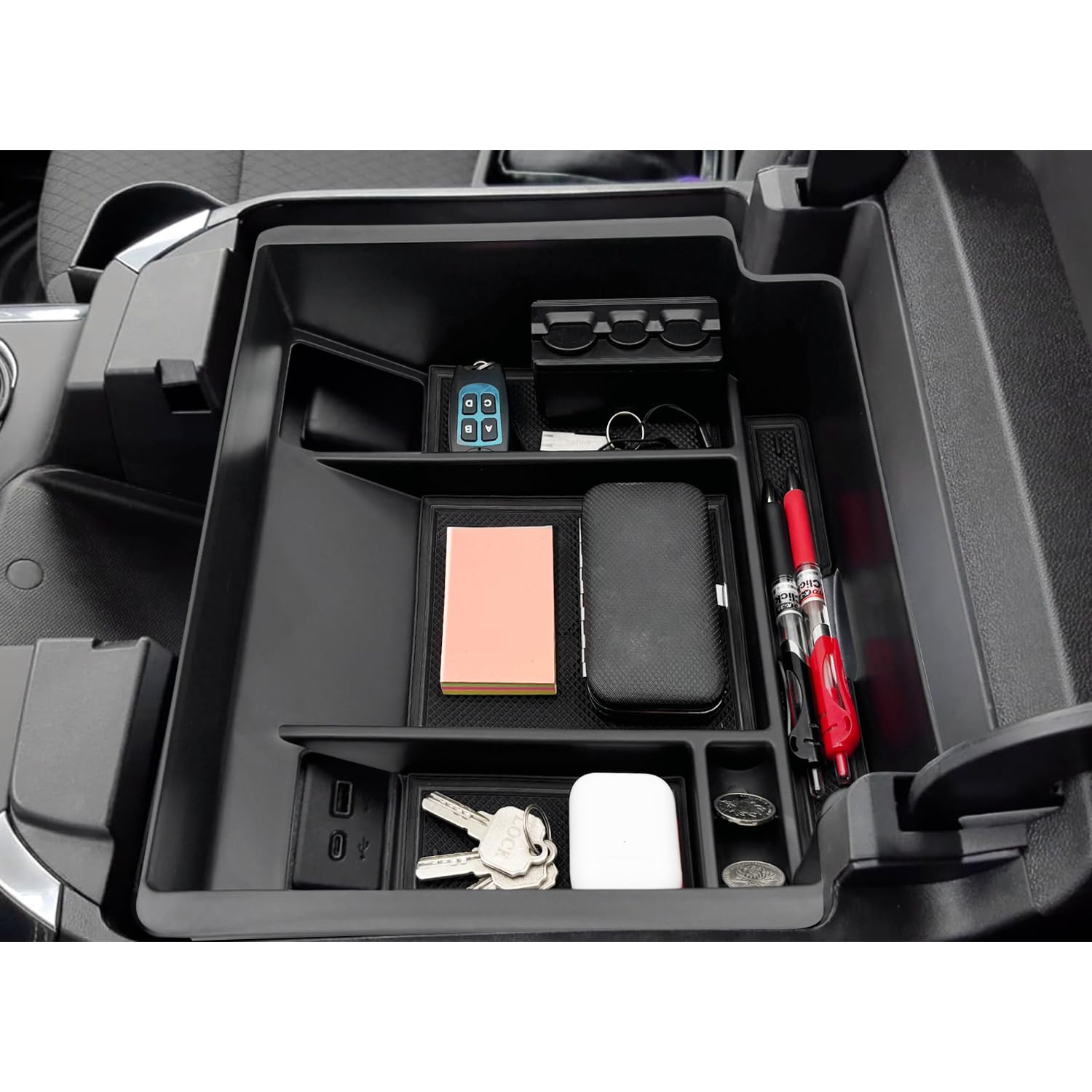 JOJOMARK removable coin compartment shown detached for easy cleaning