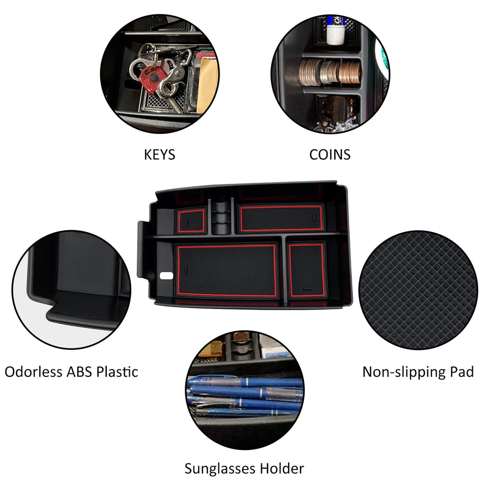 JOJOMARK tray in use with keys and phone for easier access