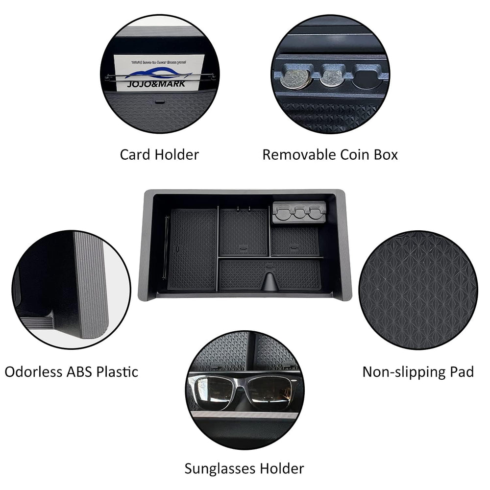 JOJOMARK installed in GMC Sierra center console for quieter, organized cabin
