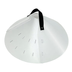 Jokari shield front view protecting rim and preventing overspray