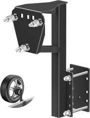 Joroamp front view of spare tire mount showing secure fit and easy access