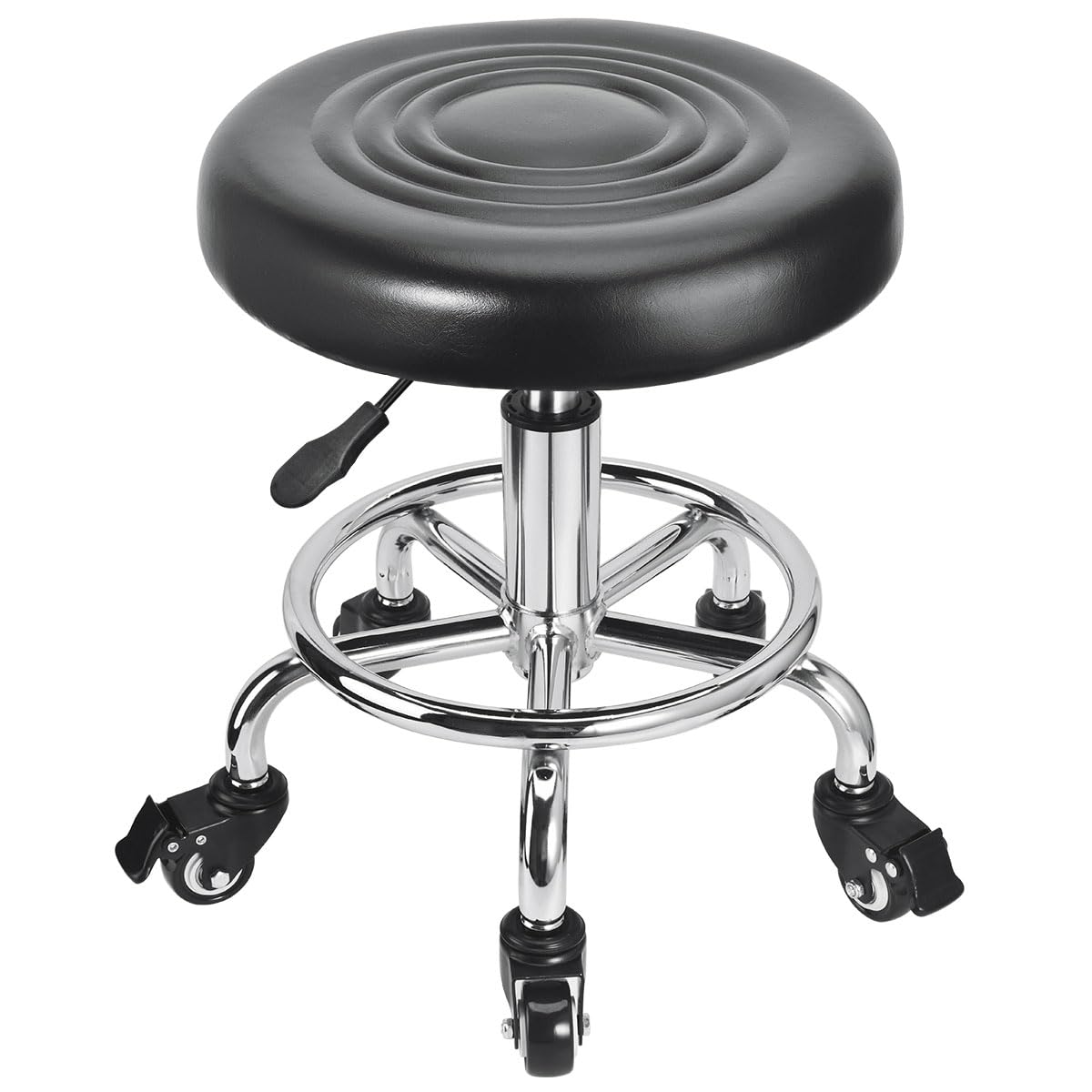 JOSTZHXIN front view of low rolling stool, durable support and mobility