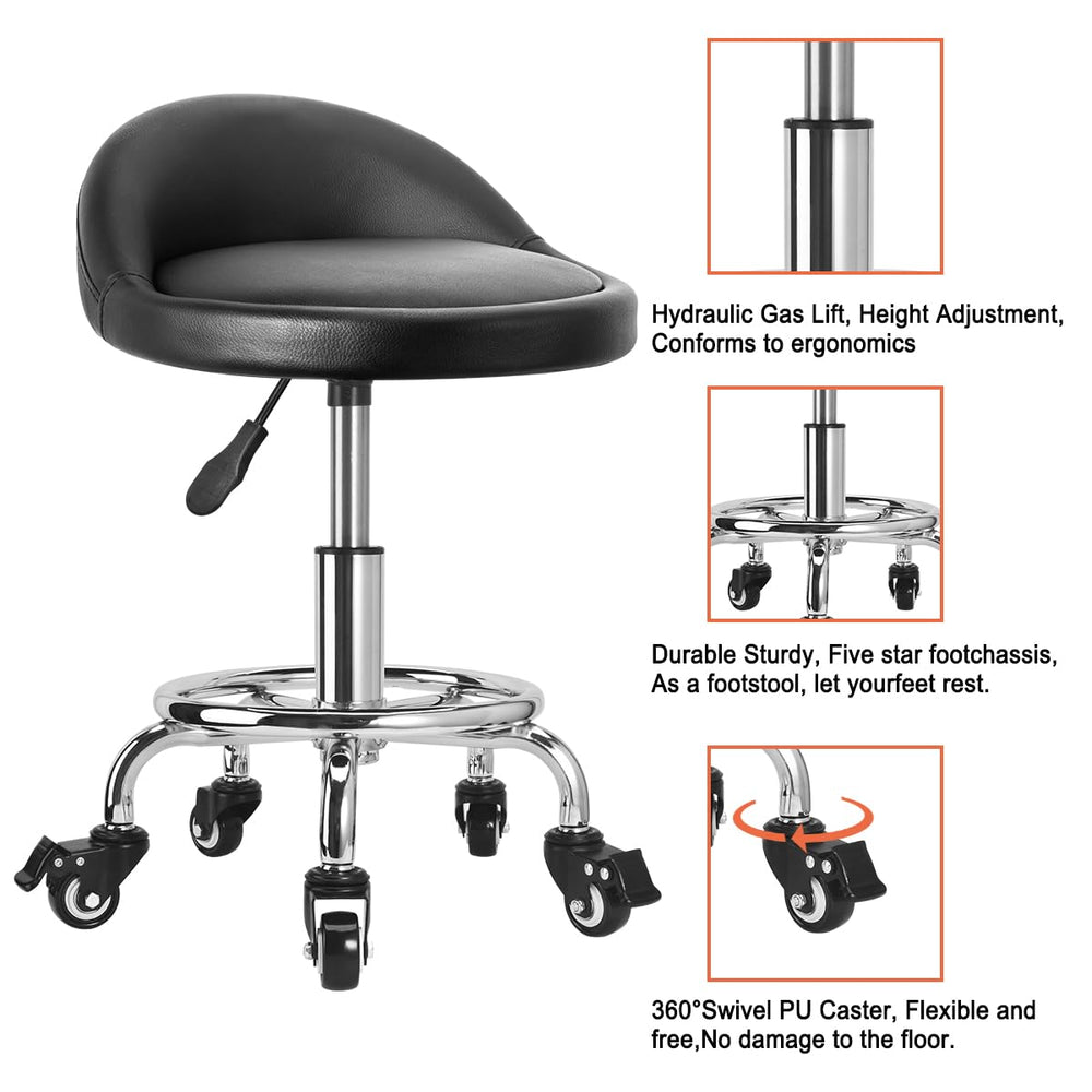 JOSTZHXIN Style 4 backrest detail showing small lumbar support for short tasks