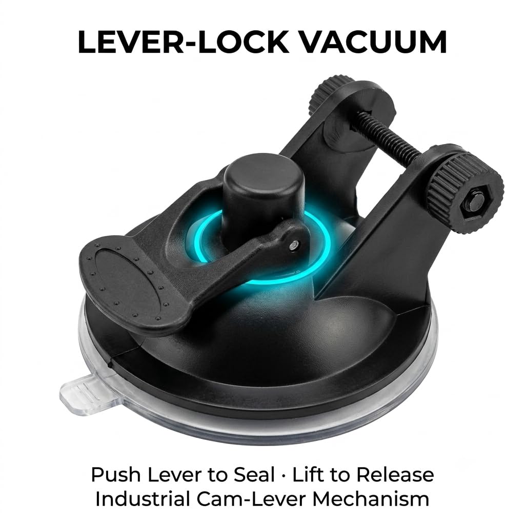 JOULPOUZA dual suction cups detail demonstrating strong vacuum adhesion