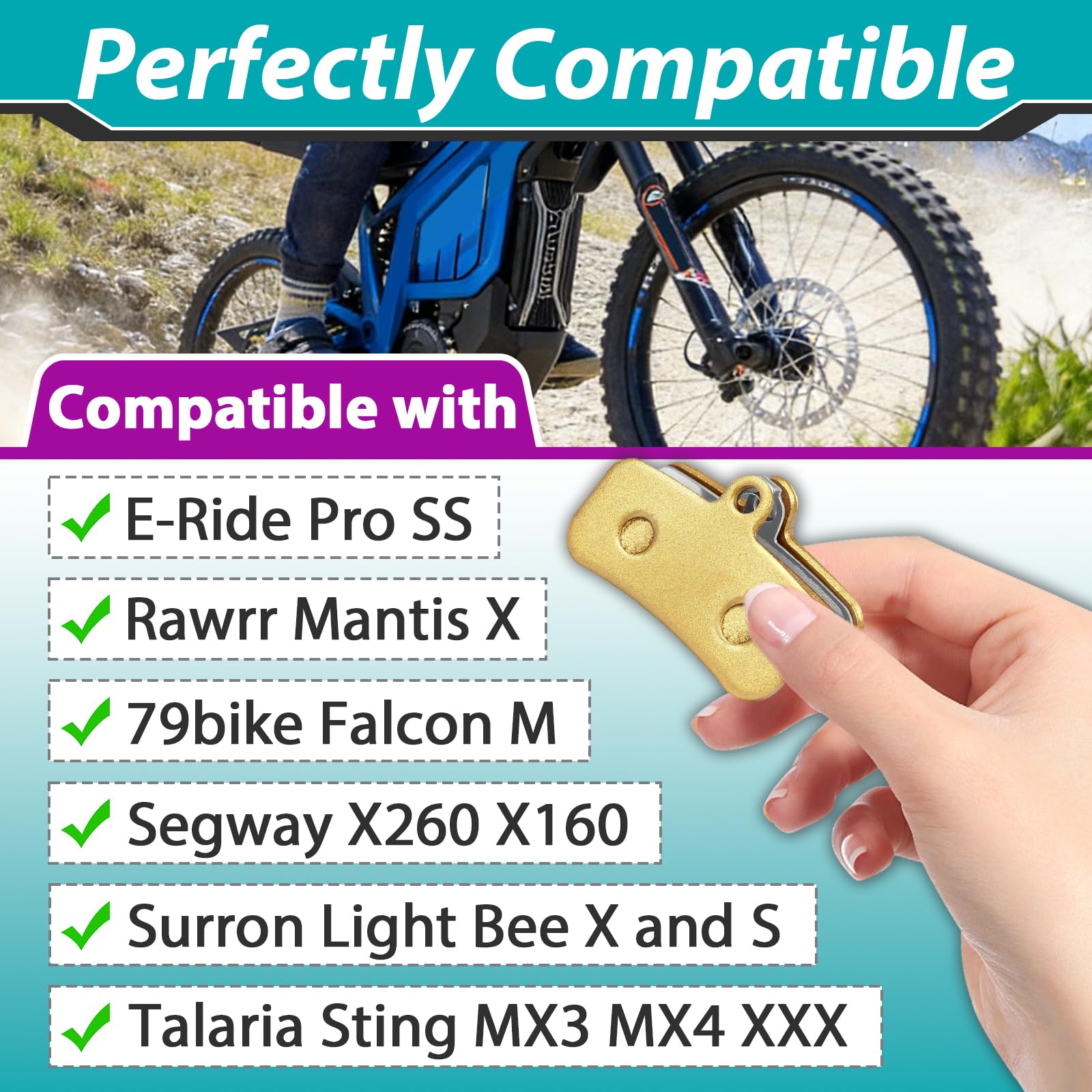 Joworthy eight-piece pad set laid out illustrating full front and rear coverage