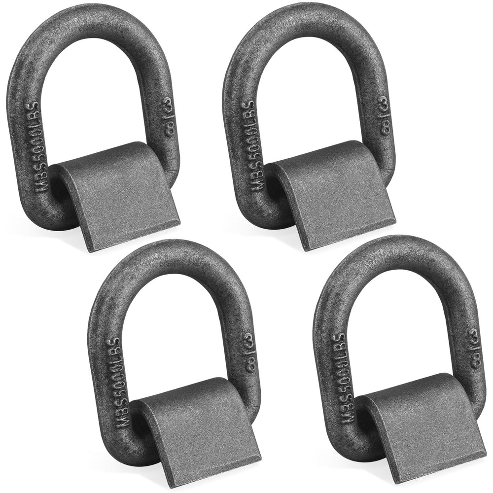 JOYOKYOPK front view of D-ring showing loop and bracket for reliable anchoring