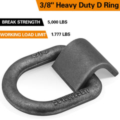 JOYOKYOPK D-ring mounted on trailer demonstrating secure attachment for cargo