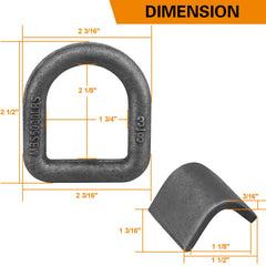JOYOKYOPK close-up of welded bracket base showing durable weld detail and strength