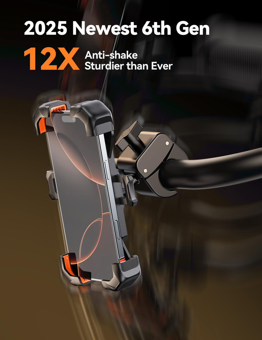 JOYROOM cushioned clamp detail protecting phone edges and absorbing shock