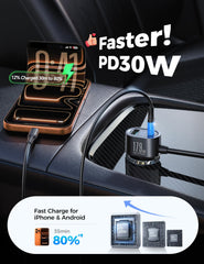 JOYROOM LED voltage display showing battery readout to help monitor car power