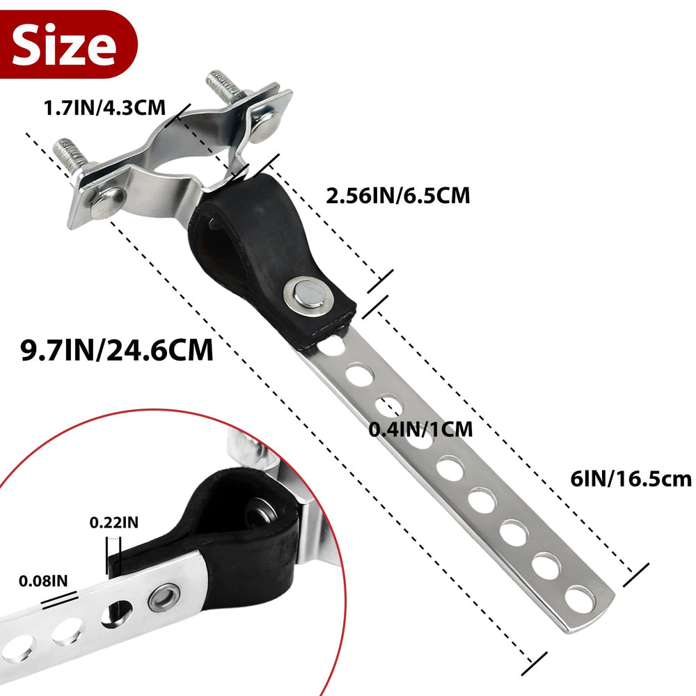 joytrace swivel clamp detail illustrating adjustable fit and secure grip