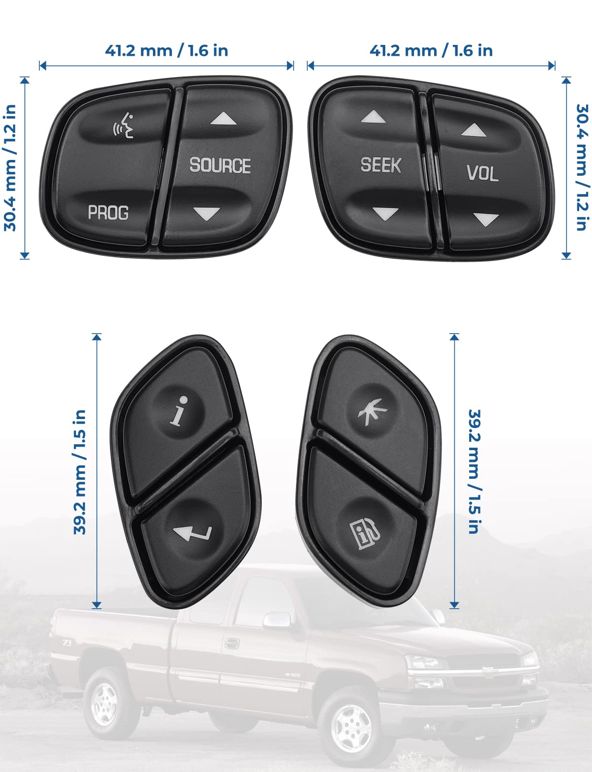 JOYTUTUS buttons installed on steering wheel restoring control access