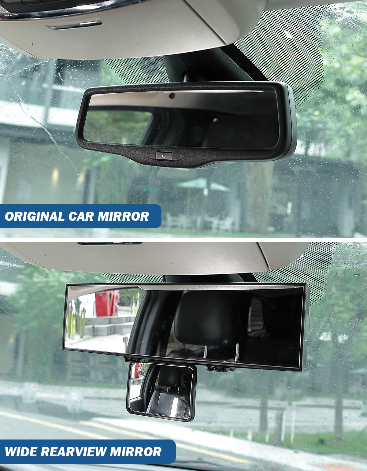 JOYTUTUS close-up of high-definition glass delivering clearer rear images