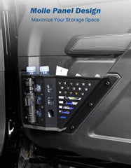 JOYTUTUS close-up of Molle panel allowing modular pouches and secure organization