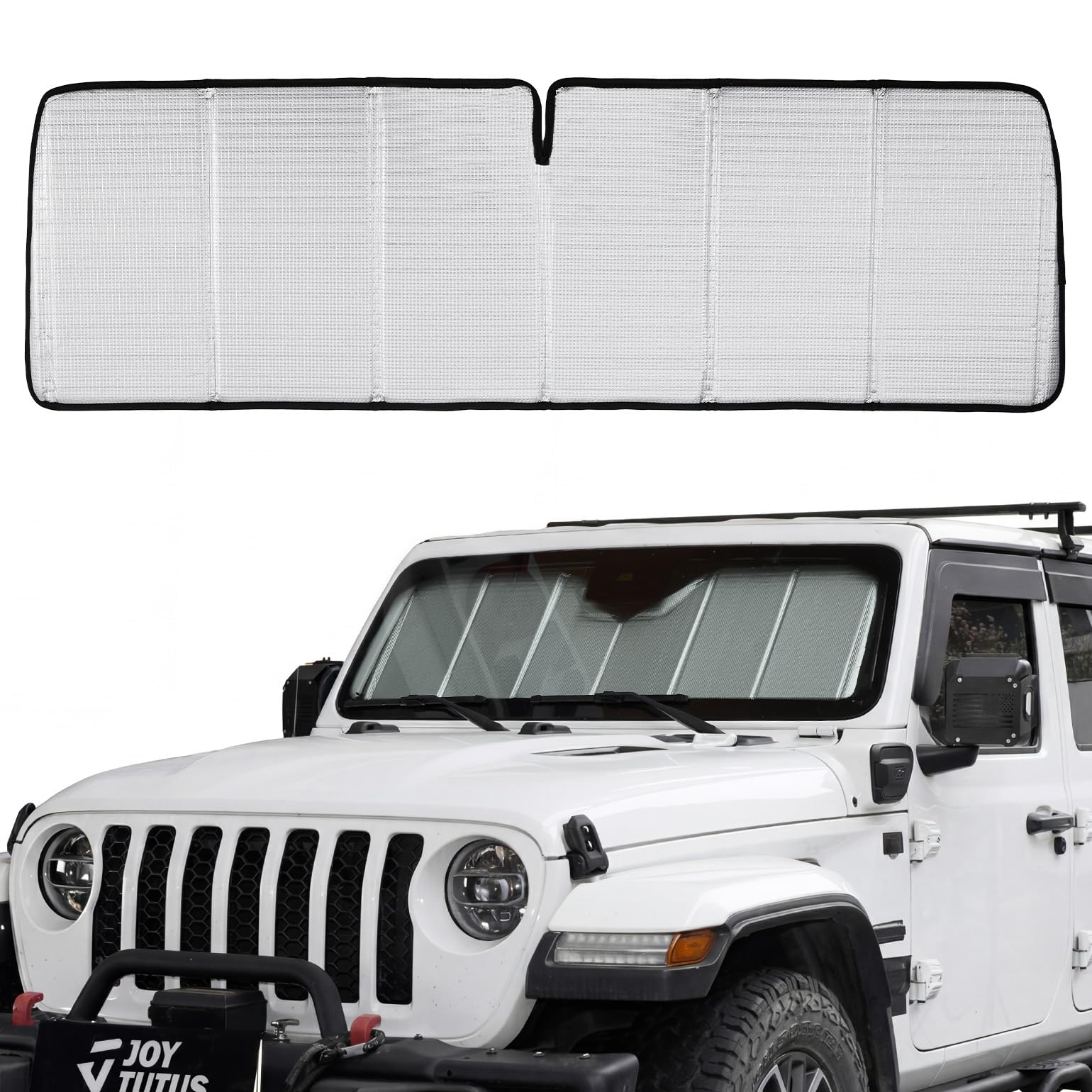 JOYTUTUS front packaging showing fit for Jeep Wrangler and Gladiator