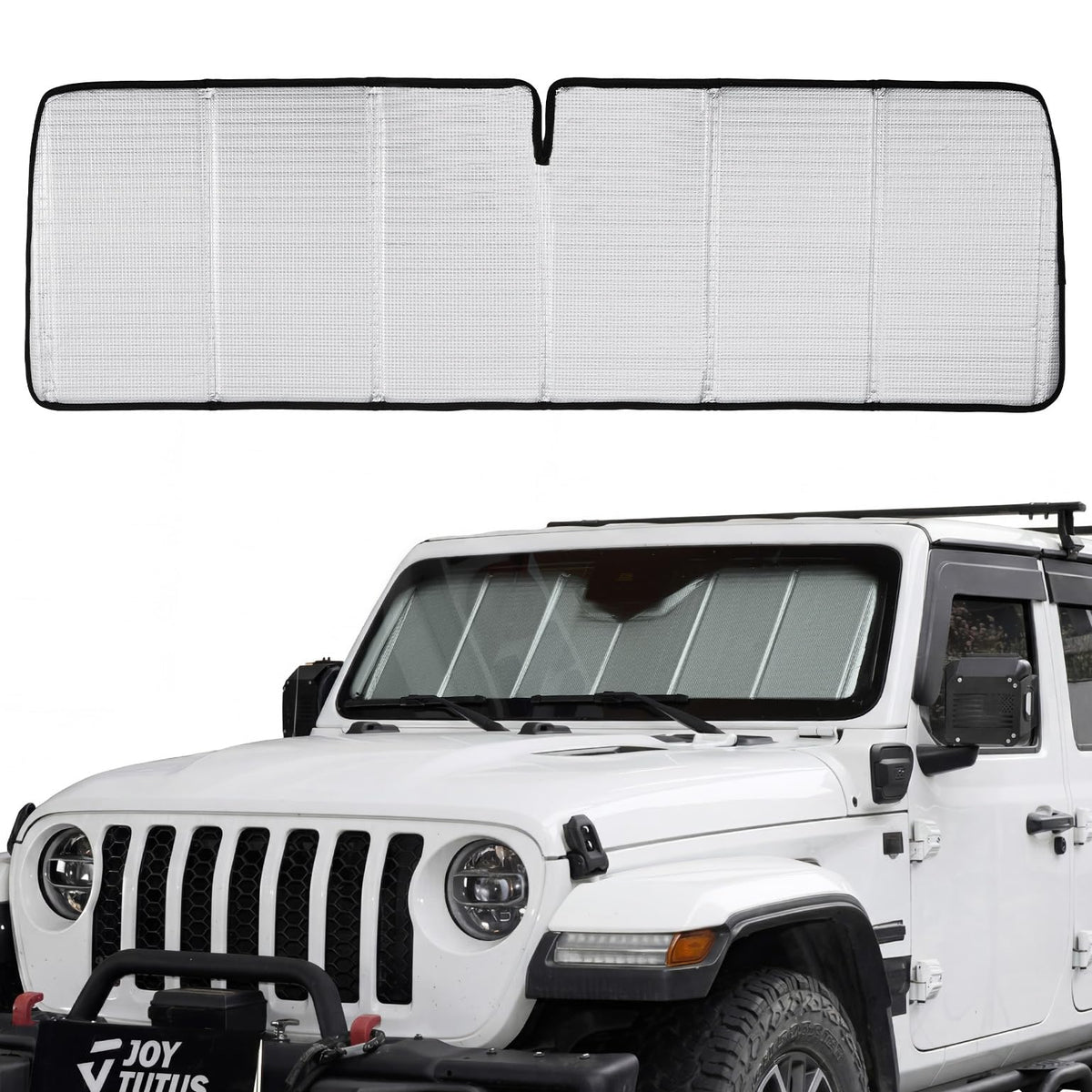 JOYTUTUS front packaging showing fit for Jeep Wrangler and Gladiator