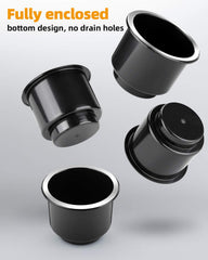 JoyTutus holding Hydro Flask demonstrating secure fit for large tumblers
