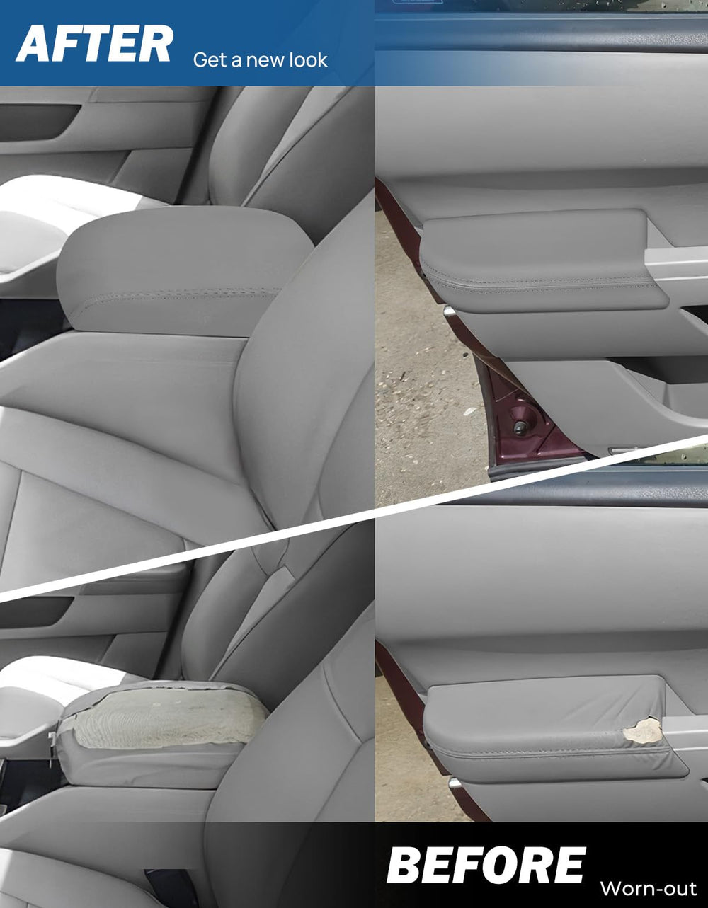 JOYTUTUS installed center console cover in Pilot demonstrating improved interior aesthetics