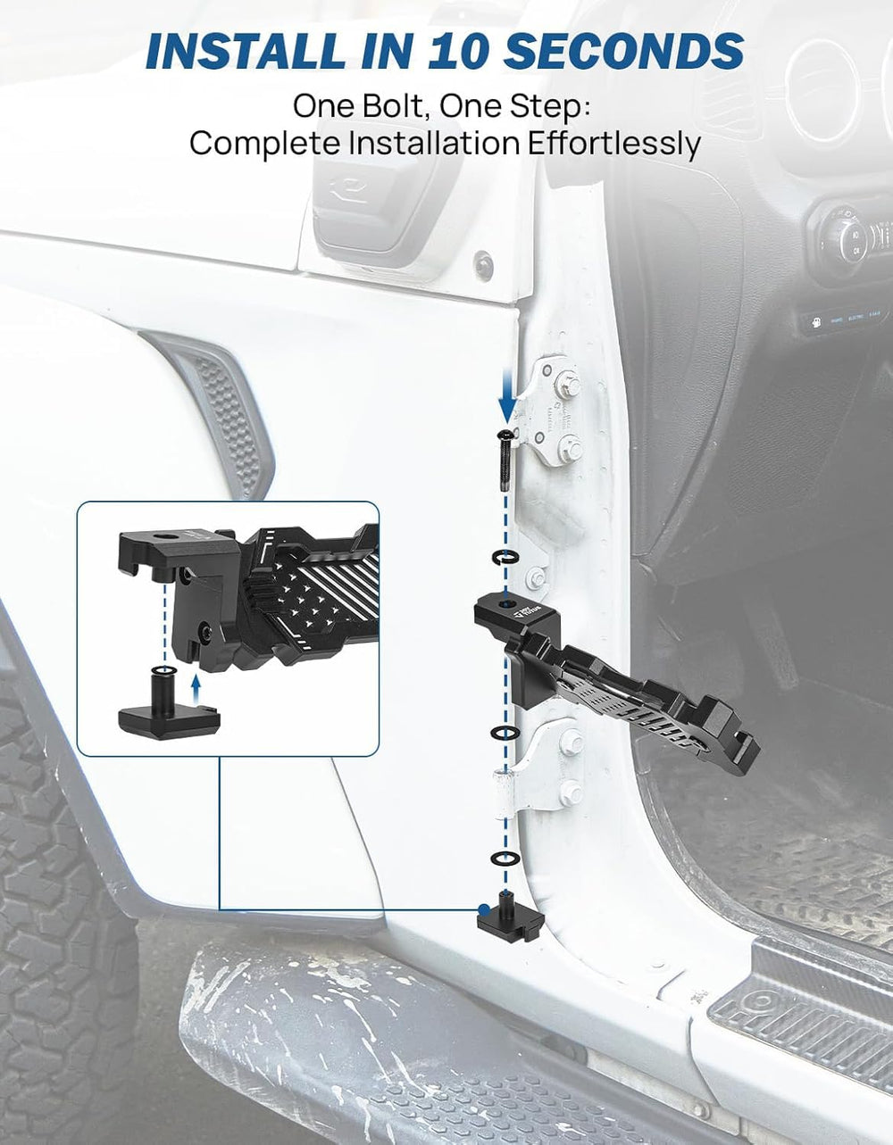 JOYTUTUS packaging with included screws and instructions for straightforward installation