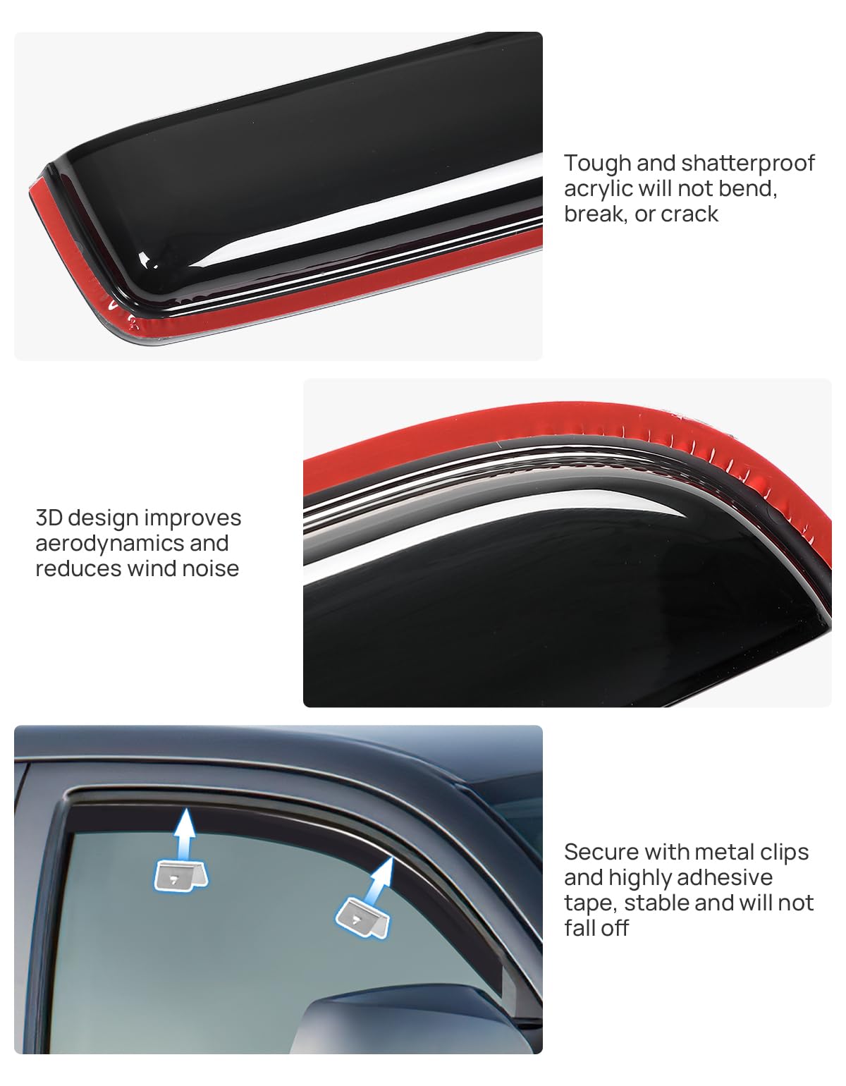 JOYTUTUS visor beside a hand showing size and easy-install advantage