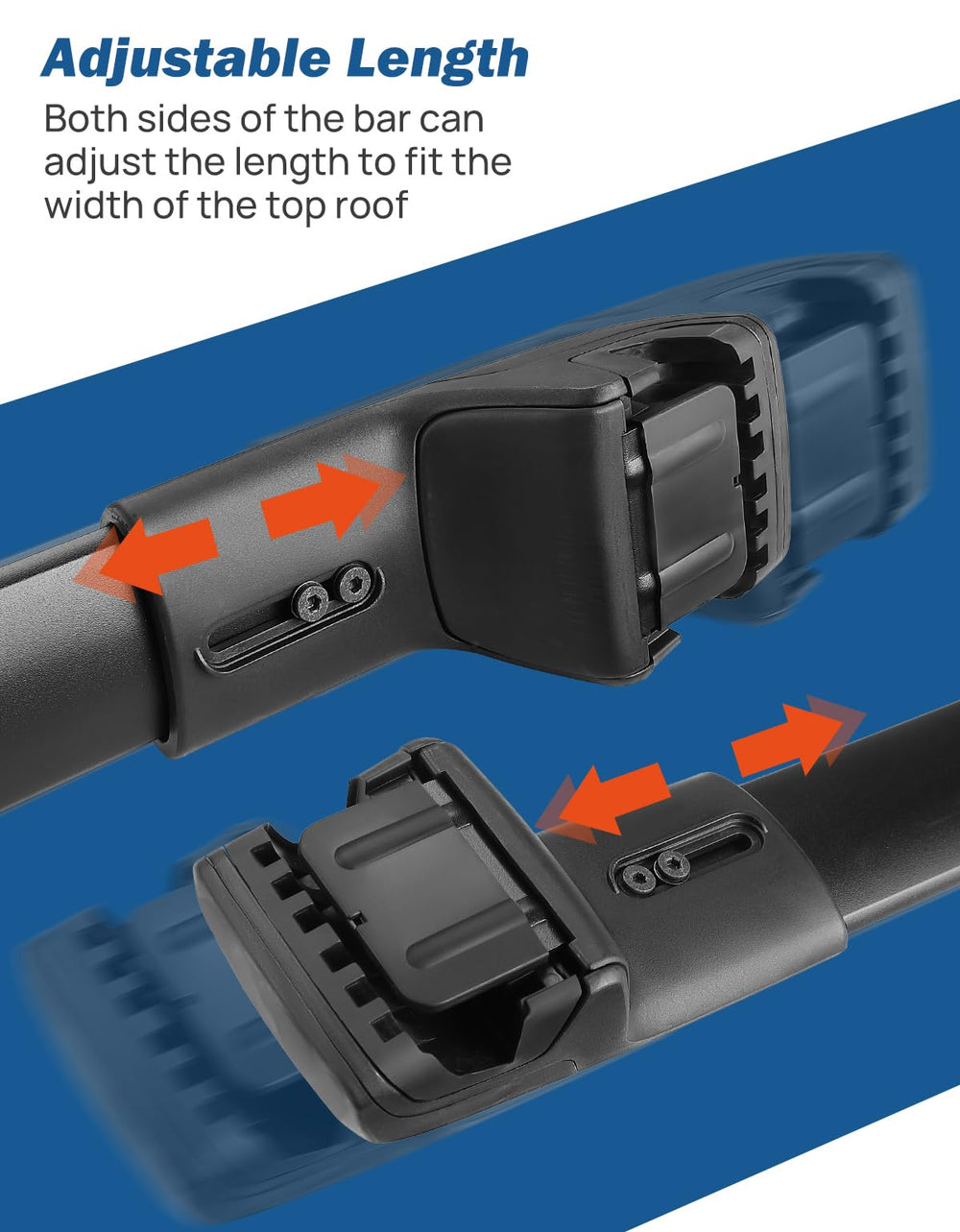JOYTUTUS scale comparison measuring bar length showing correct fitment advantage