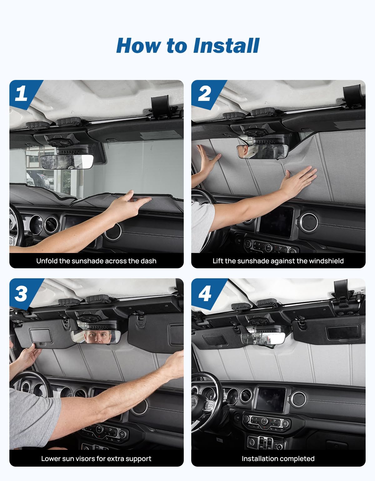 JOYTUTUS folded size shown beside steering wheel to illustrate scale