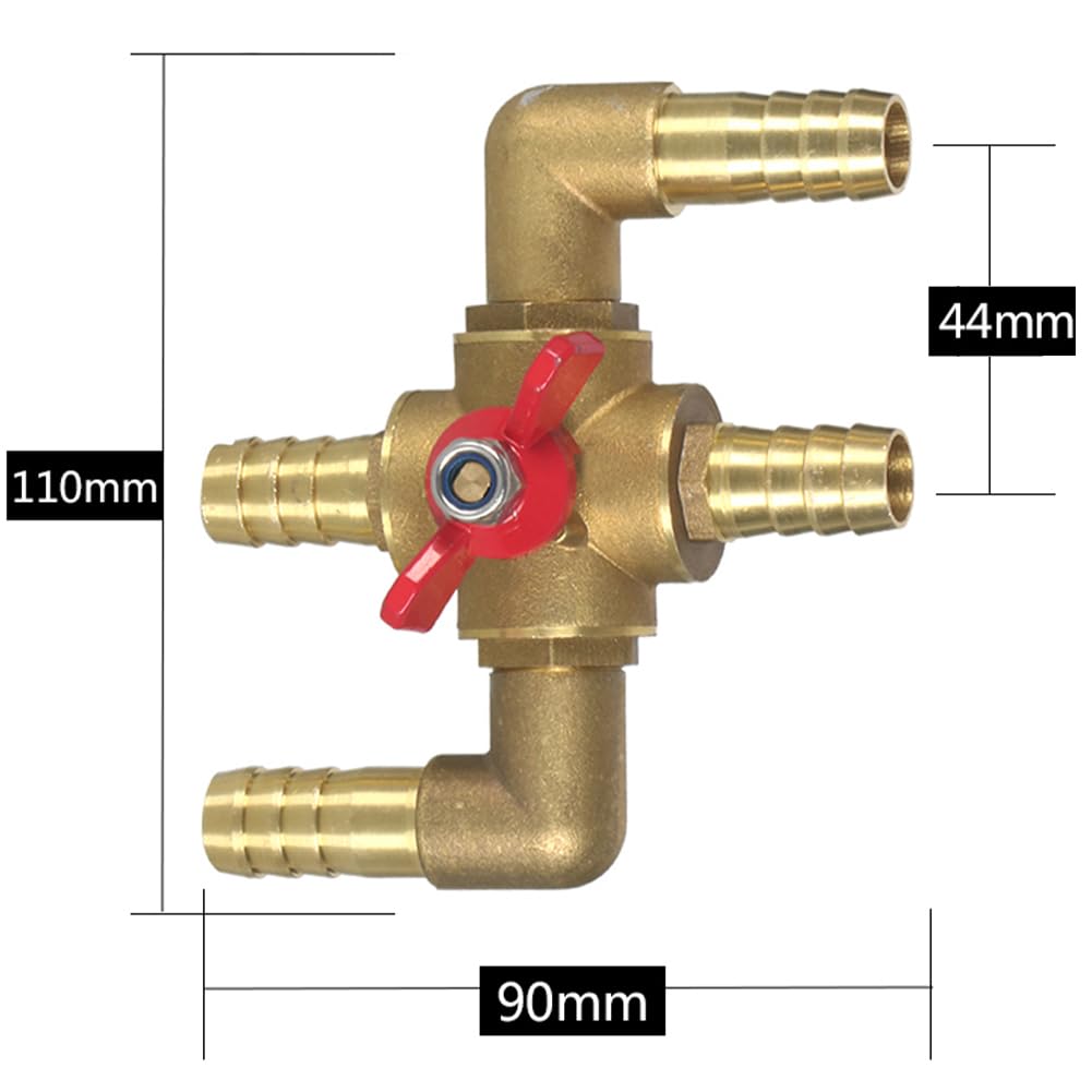 Joywayus close-up of 5/8-inch (16mm) barb showing secure hose fit and leak prevention benefit