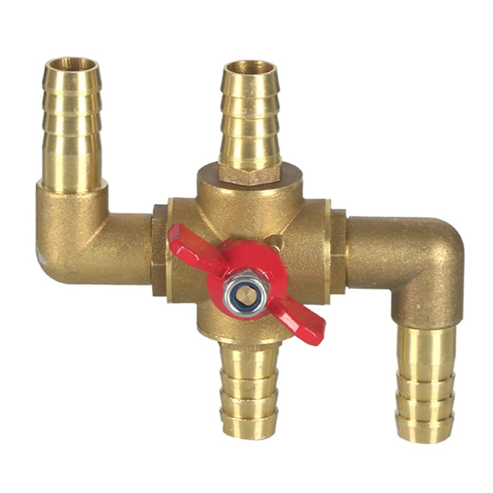 Joywayus front valve view showing compact brass body and durable finish, easy replacement benefit