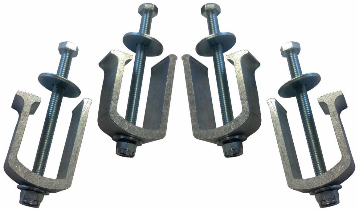 JQuad clamp installed on truck tool box showing secure no-drill mount