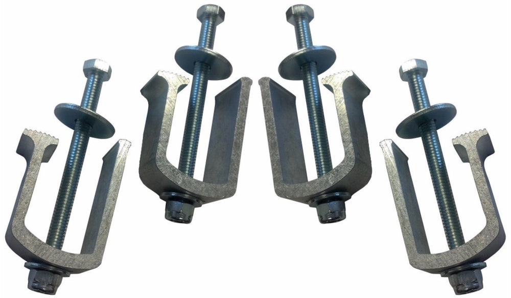JQuad clamp installed on truck tool box showing secure no-drill mount