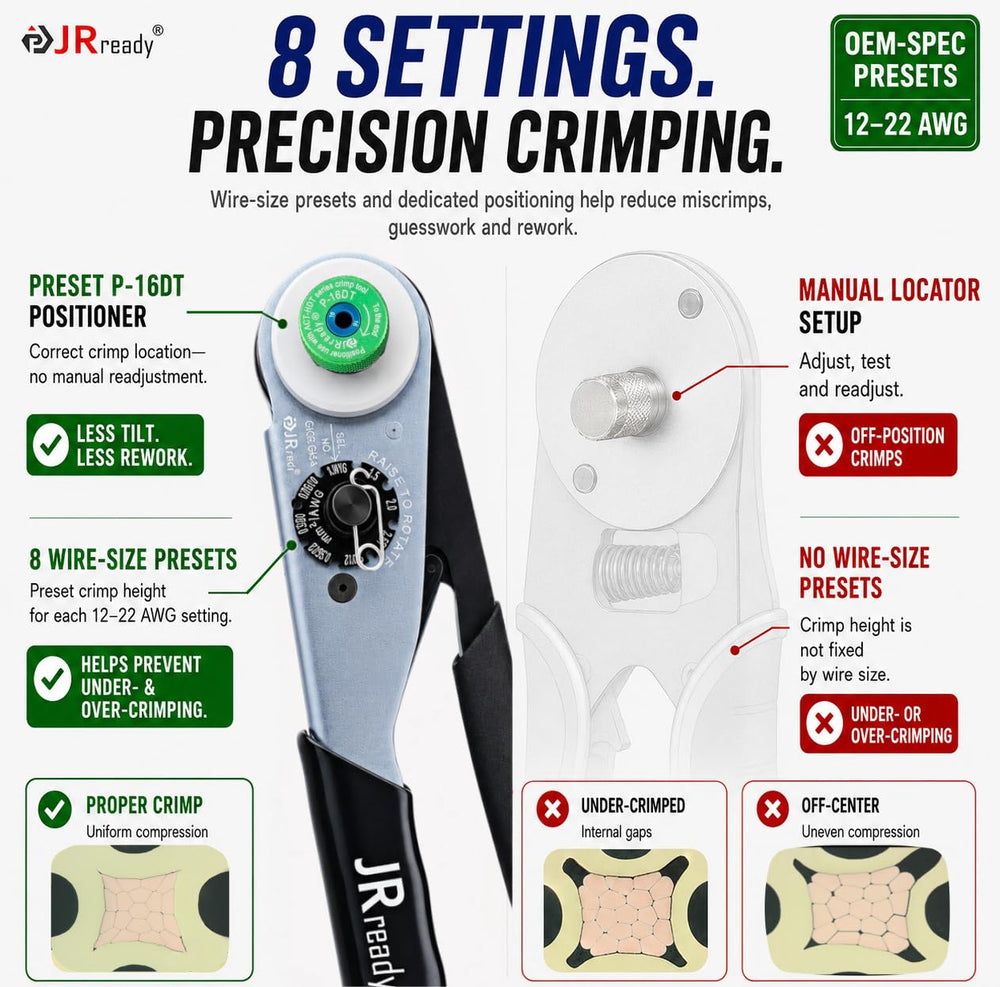 JRready DRK-RT1B pin extraction tool shown to remove terminals safely