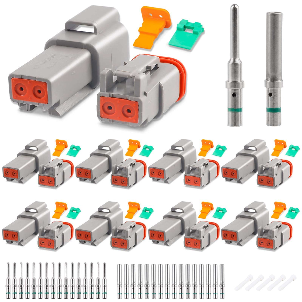 JRready DT 2-pin kit front packaging showing components for quick selection