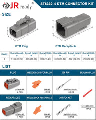 JRready close up of size 20 solid contacts showing crimp quality and reliable conductivity