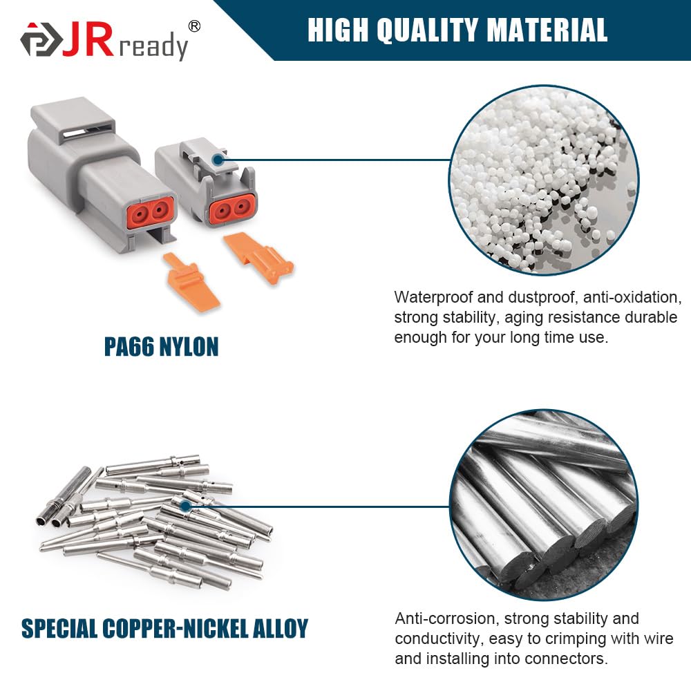 JRready connector held in hand for scale to show compact size and easy handling benefit