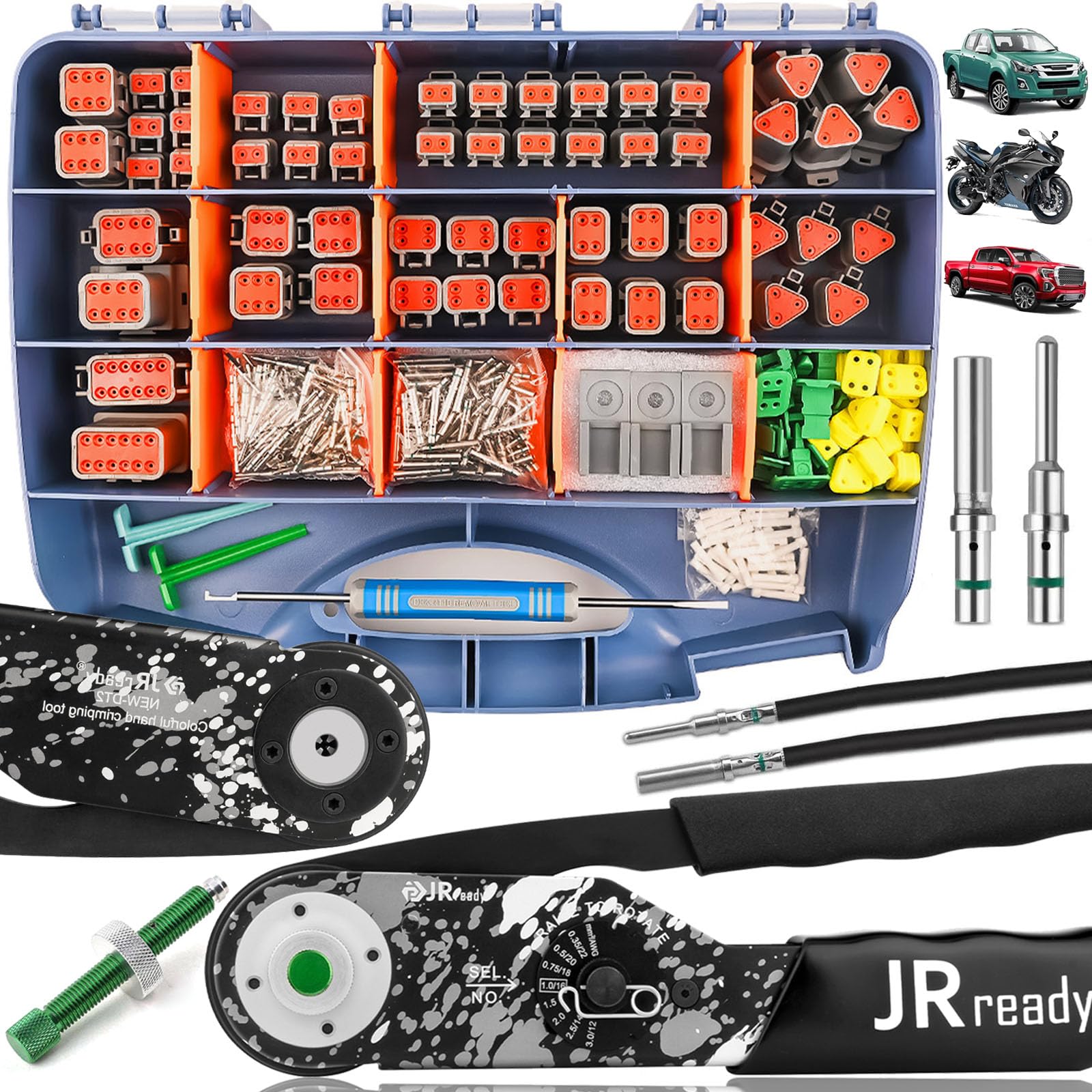 JRready installed harness in vehicle dash showing professional, durable wiring