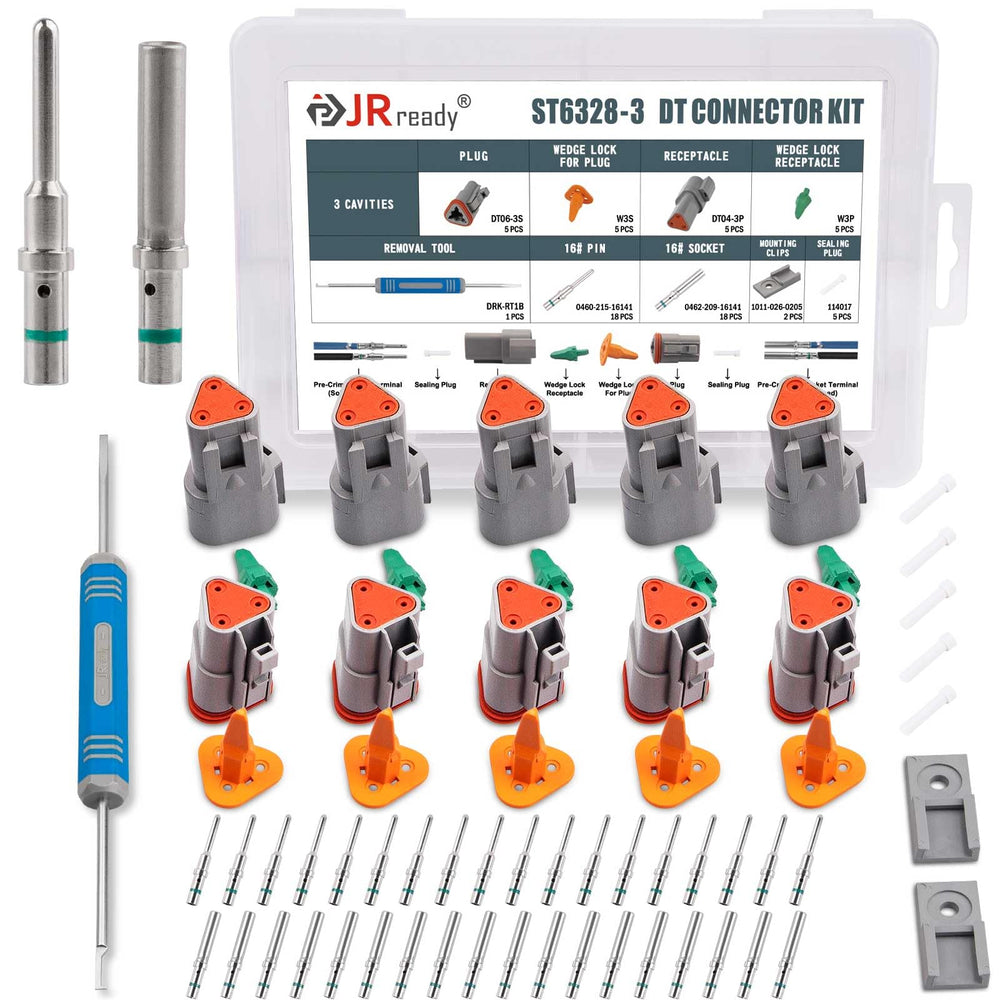 JRready kit layout with components ready for assembly improving workflow