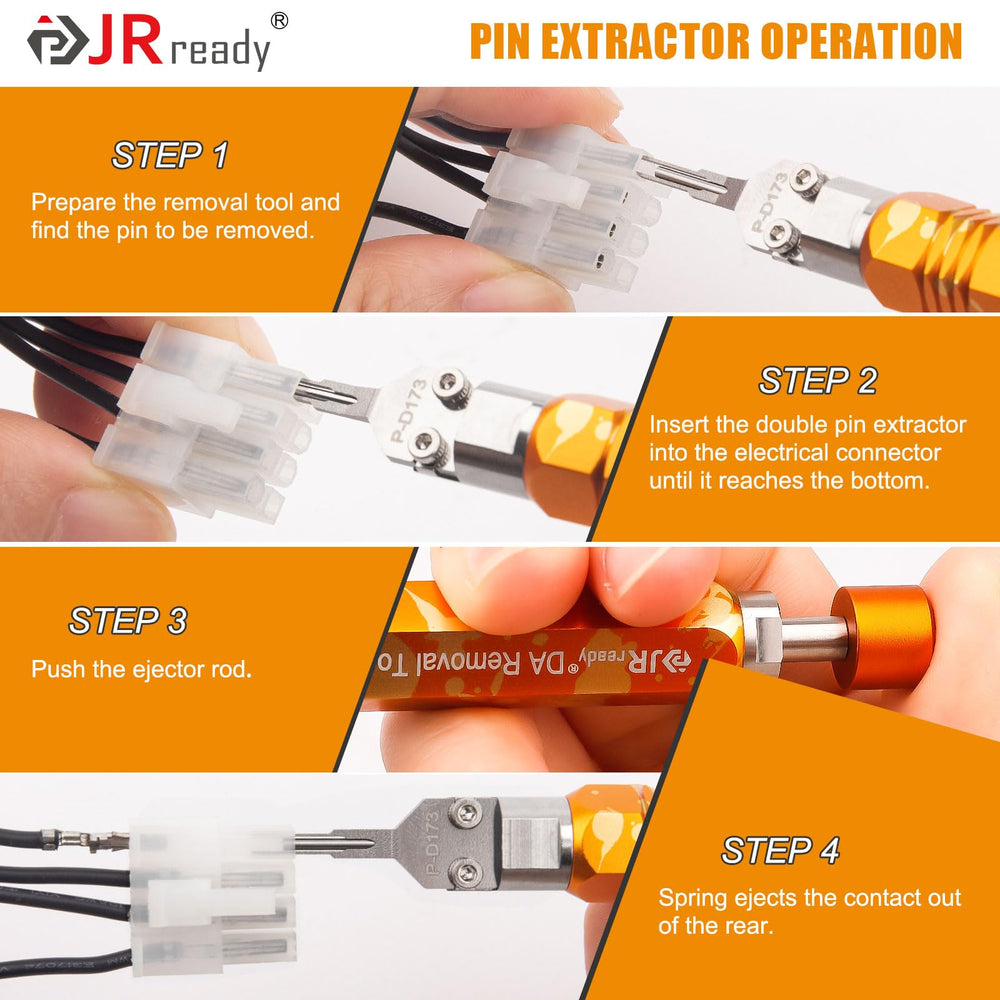 JRready DAP-D173 beside a screwdriver to show compact scale and portability