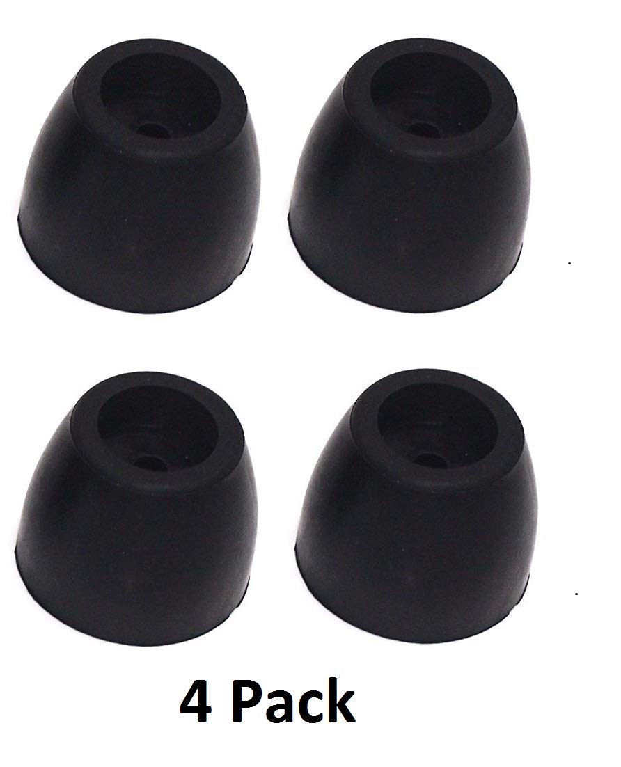 JSP close-up of single rubber cone bumper highlighting durable texture