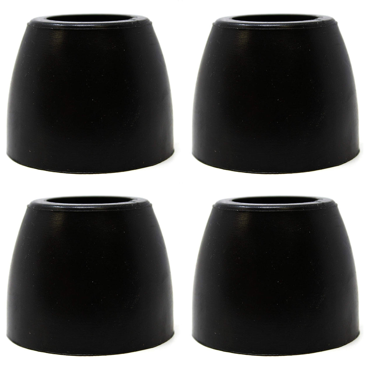 JSP front view of four rubber cone bumpers showing protective design