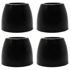 JSP front view of four rubber cone bumpers showing protective design