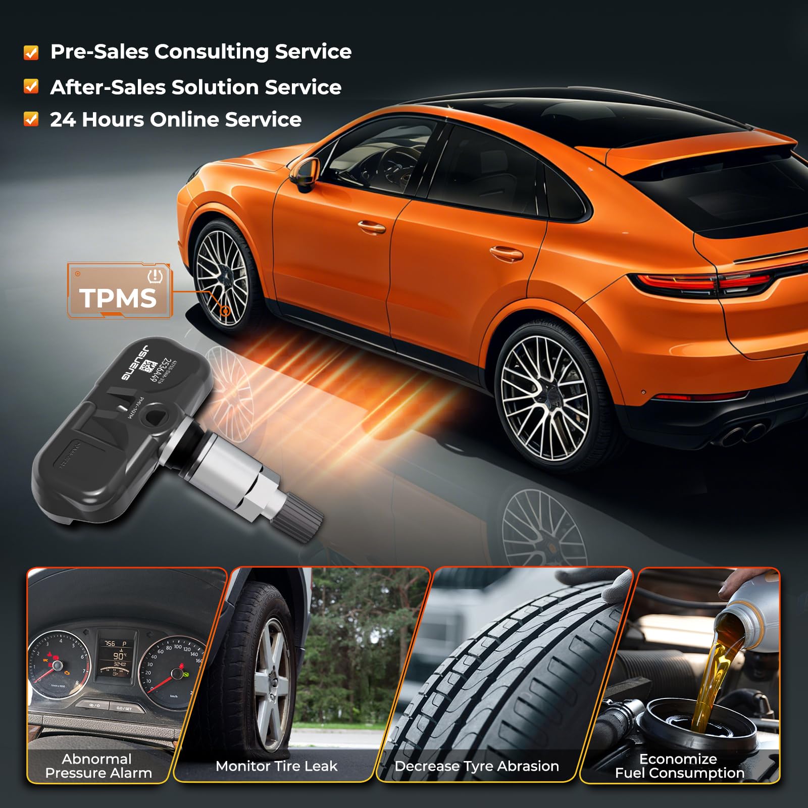 Jsueng compatibility label image listing OE numbers for correct vehicle matching