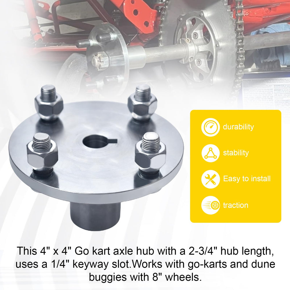jtfrkope hub beside ruler showing 2-3/4 inch hub length for fit planning