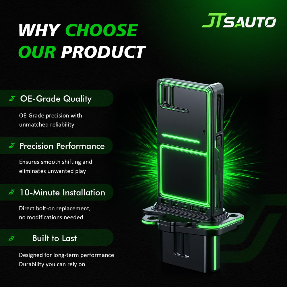 JTSAUTO MAF sensor installed in intake demonstrating straightforward replacement