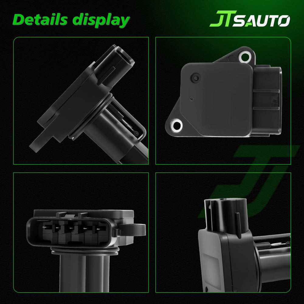 JTSAUTO MAF sensor side profile highlighting durable construction benefit