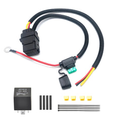 JUNRUO front relay assembly showing connectors for fast direct-fit installation and reliable power