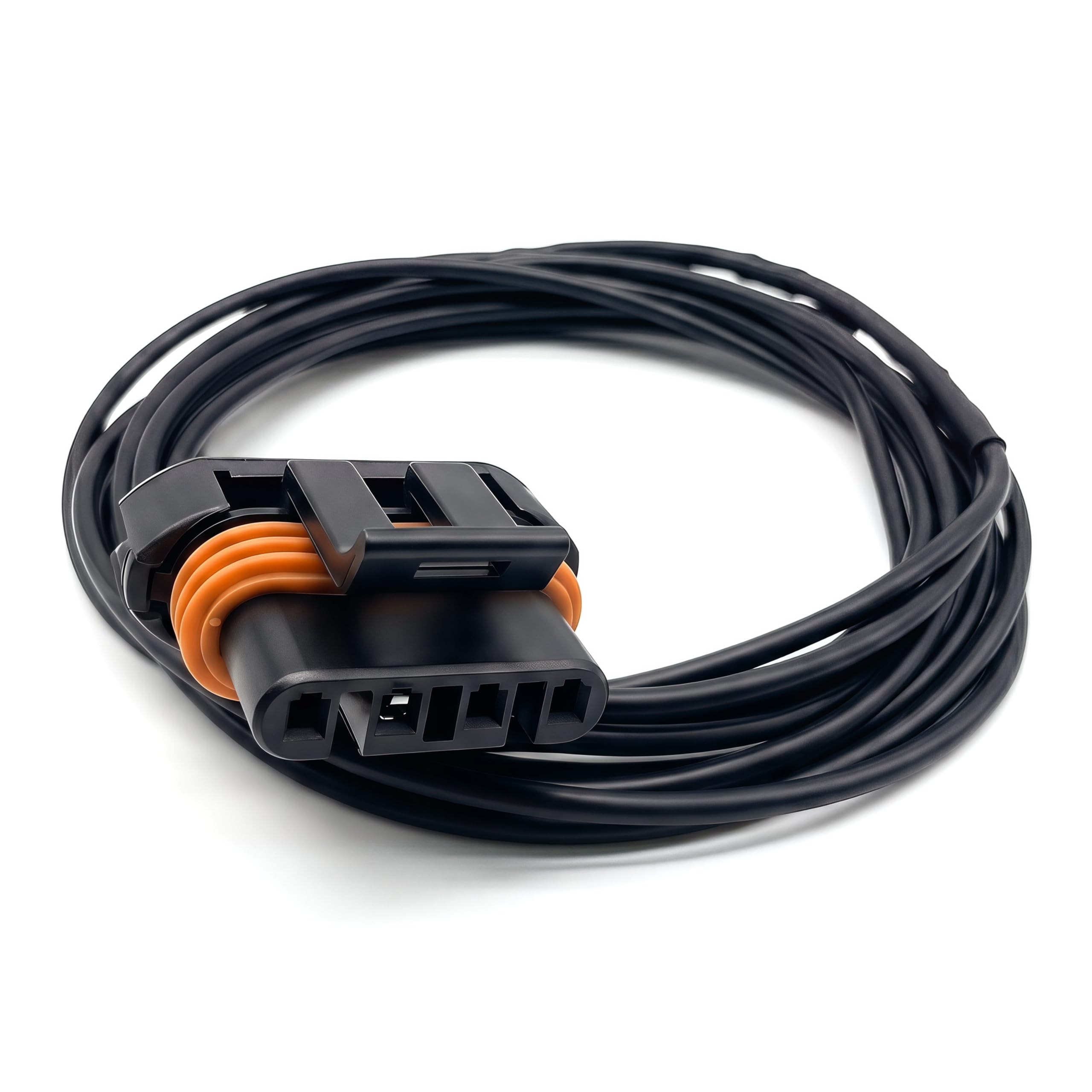 JUNRUO front connector view showing fit and easy installation benefit
